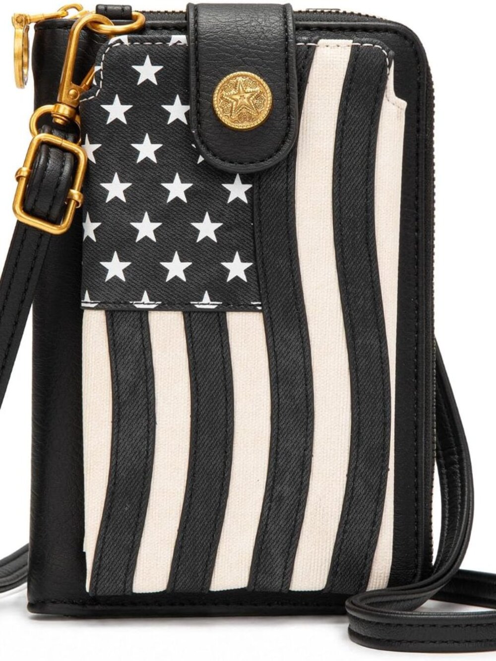 American Flag Phone Purse for Women Patriotic Crossbody Bag American Pride Cellp